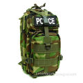 Army backpack, 2 main compartments, durable buckle on front, attached police hook-and-loop